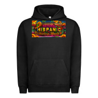 Pigment Black national hispanic heritage month license plate Urban Hoodie - BundleAndBundleShop