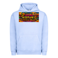 Pigment Grape Ice national hispanic heritage month license plate Urban Hoodie - BundleAndBundleShop