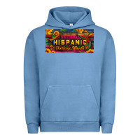 Pigment Pebble Blue national hispanic heritage month license plate Urban Hoodie - BundleAndBundleShop