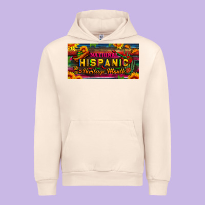 National Hispanic Heritage Month License Plate Urban Hoodie Designed By Bundleandbundleshop