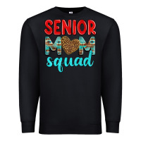 Black senior mom squad Premium Sweatshirt - texasbilliewilder