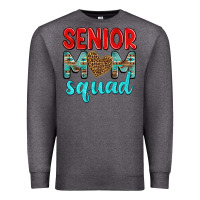 Charcoal Heather senior mom squad Premium Sweatshirt - texasbilliewilder