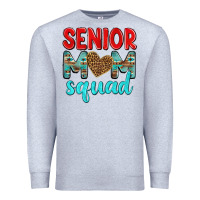 Heather Grey senior mom squad Premium Sweatshirt - texasbilliewilder