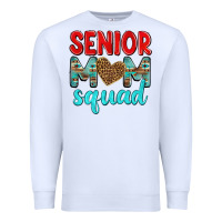 White senior mom squad Premium Sweatshirt - texasbilliewilder