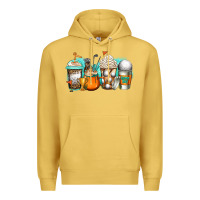 Antique Gold golf coffee cups Premium Hoodie - Jasminsmagicworld