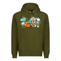 Army Green golf coffee cups Premium Hoodie - Jasminsmagicworld