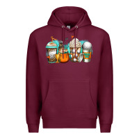 Burgundy golf coffee cups Premium Hoodie - Jasminsmagicworld