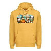 Mustard golf coffee cups Premium Hoodie - Jasminsmagicworld
