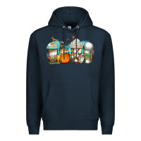 Navy golf coffee cups Premium Hoodie - Jasminsmagicworld