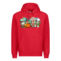 Red golf coffee cups Premium Hoodie - Jasminsmagicworld
