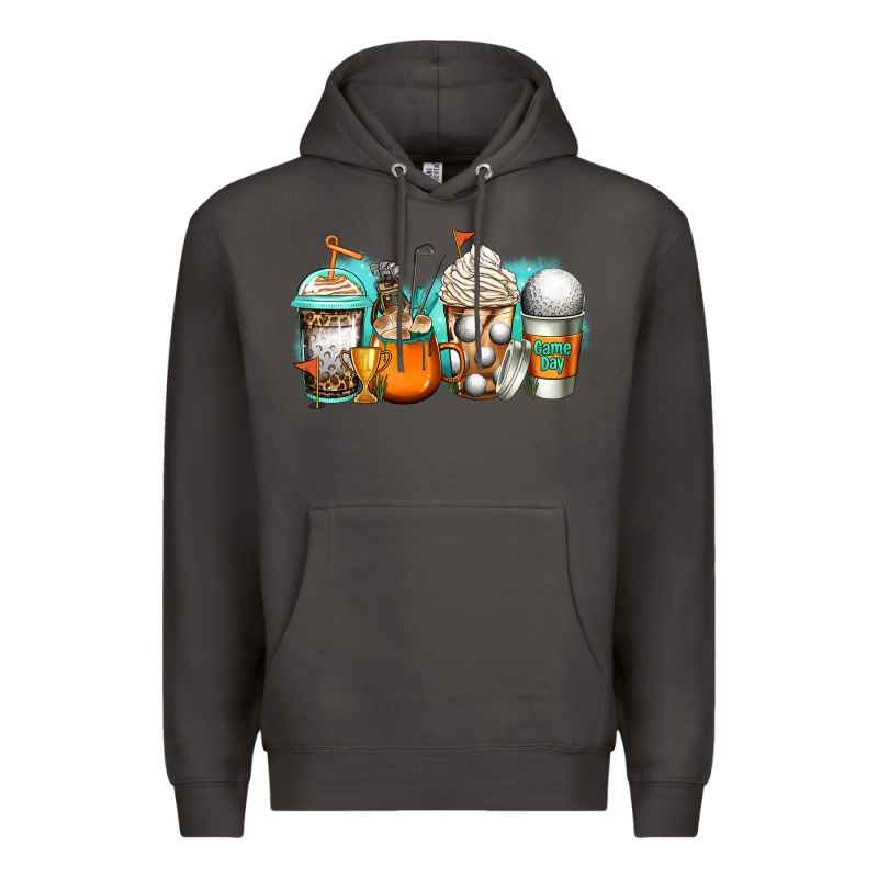 Golf Coffee Cups Premium Hoodie by Jasminsmagicworld | Teevron