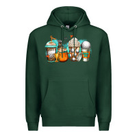 Sports Green golf coffee cups Premium Hoodie - Jasminsmagicworld
