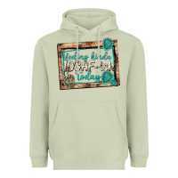 Matcha feeling kinda idgafish today Heavyweight Hoodie - texasbilliewilder