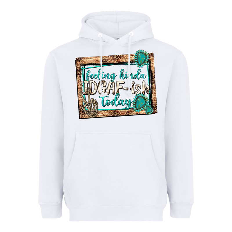 Feeling Kinda Idgafish Today Heavyweight Hoodie by texasbilliewilder | Teevron