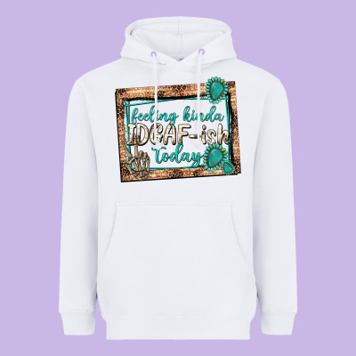Feeling Kinda Idgafish Today Heavyweight Hoodie Designed By Texasbilliewilder