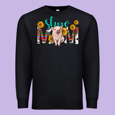 Show Mom Mothers Day Premium Sweatshirt Designed By Texasbilliewilder