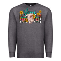 Charcoal Heather show mom mothers day Premium Sweatshirt - texasbilliewilder