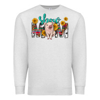 Oatmeal Heather show mom mothers day Premium Sweatshirt - texasbilliewilder