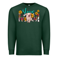 Sports Green show mom mothers day Premium Sweatshirt - texasbilliewilder