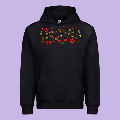 Rosses And Keys Urban Hoodie Designed By Adodesignshop