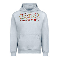 Heather Grey rosses and keys Urban Hoodie - AdoDesignShop