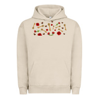 Pigment French Oak rosses and keys Urban Hoodie - AdoDesignShop