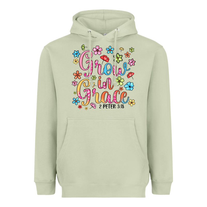 Grow In Grace Heavyweight Hoodie by texasbilliewilder | Teevron