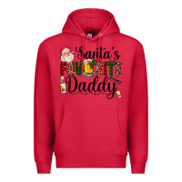 Cardinal santa's favorite daddy Premium Hoodie - AdoDesignShop