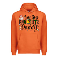 Carrot santa's favorite daddy Premium Hoodie - AdoDesignShop