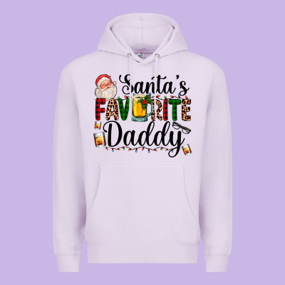 Santa's Favorite Daddy Premium Hoodie Designed By Adodesignshop