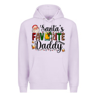 Lilac santa's favorite daddy Premium Hoodie - AdoDesignShop