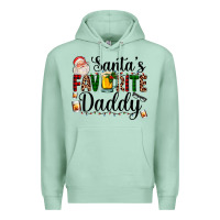 Seafoam santa's favorite daddy Premium Hoodie - AdoDesignShop
