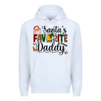 White santa's favorite daddy Premium Hoodie - AdoDesignShop