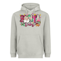 Moon Dust pink santa baby christmas Heavyweight Hoodie - Zillion Design Studio