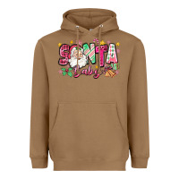 Toasted Coconut pink santa baby christmas Heavyweight Hoodie - Zillion Design Studio