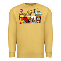 Antique Gold bus driver coffee cups Premium Sweatshirt - Zillion Design Studio