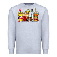 Heather Grey bus driver coffee cups Premium Sweatshirt - Zillion Design Studio