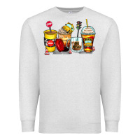 Oatmeal Heather bus driver coffee cups Premium Sweatshirt - Zillion Design Studio