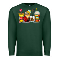 Sports Green bus driver coffee cups Premium Sweatshirt - Zillion Design Studio