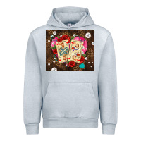 Heather Grey playing cards and pearls Urban Hoodie - AdoDesignShop