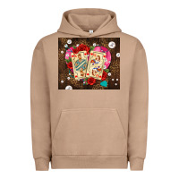 Pigment Burro playing cards and pearls Urban Hoodie - AdoDesignShop