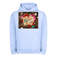 Pigment Grape Ice playing cards and pearls Urban Hoodie - AdoDesignShop