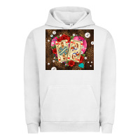 Pigment Lunar Rock playing cards and pearls Urban Hoodie - AdoDesignShop