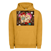 Pigment Peanut Butter playing cards and pearls Urban Hoodie - AdoDesignShop