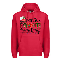 Cardinal santa's favorite secretary Premium Hoodie - AdoDesignShop