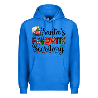 True Royal santa's favorite secretary Premium Hoodie - AdoDesignShop