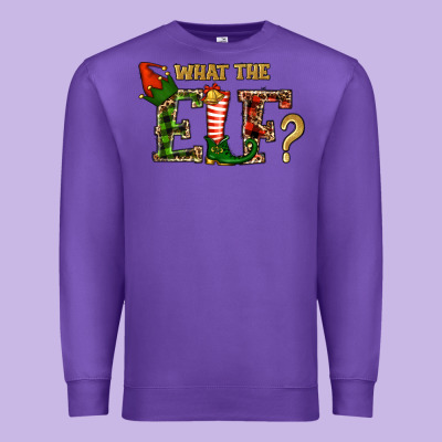 Whar The Elf  Christmas Premium Sweatshirt Designed By Ranaportraitstore
