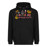 Black healthcare administrator Heavyweight Hoodie - texasbilliewilder