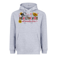 Heather Grey healthcare administrator Heavyweight Hoodie - texasbilliewilder