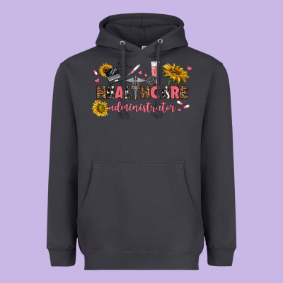 Healthcare Administrator Heavyweight Hoodie Designed By Texasbilliewilder